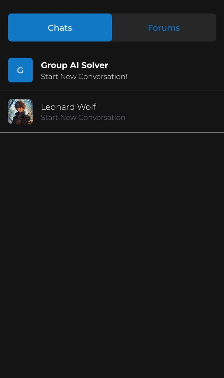 Group Solver and Direct Messages Interface
